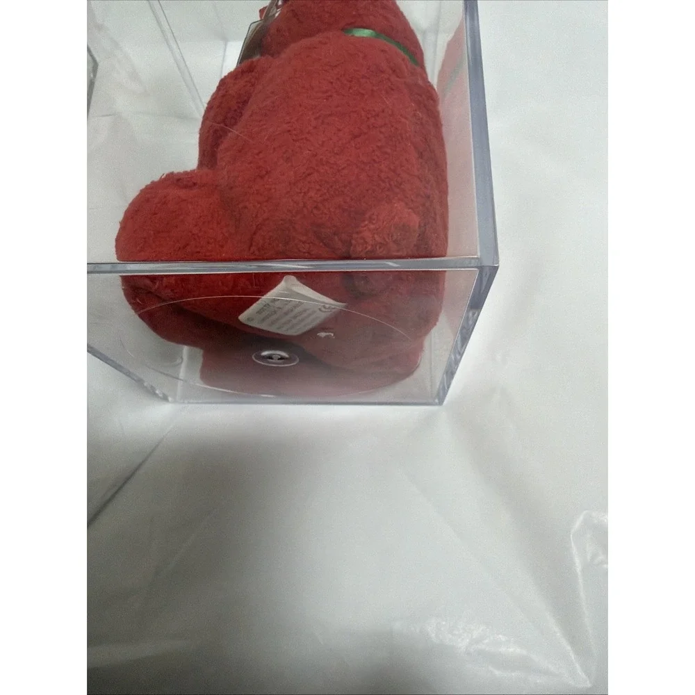 2 Ty Beanie Baby, Mistletoe, And Halo II Tagged With Protectors Display Boxes